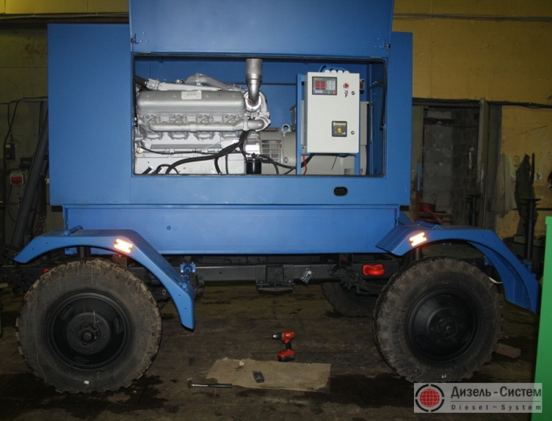 Дизель-генератор АД-160-Т400-1Р на шасси прицепа