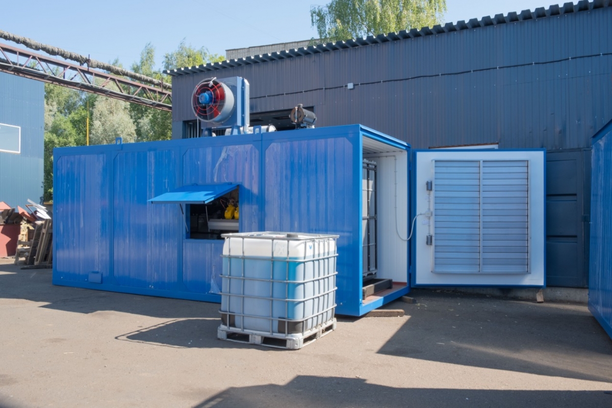 Электроагрегат газопоршневой ЭГП-500 в блок-контейнере