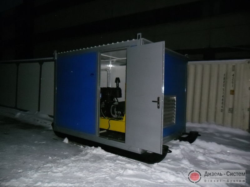 Дизель-генератор АД-60-Т400 в контейнере на санях