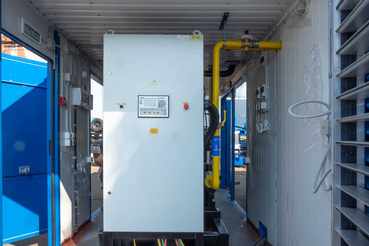 газопоршневая электростанция  315 кВт в контейнере шкаф управления