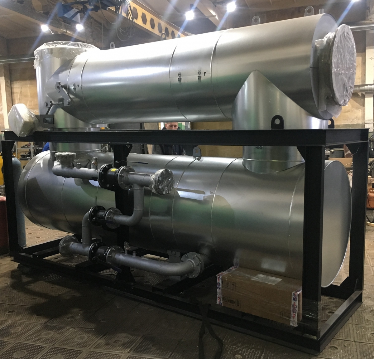 Когенерация тепла газовой электростанции АГП-700