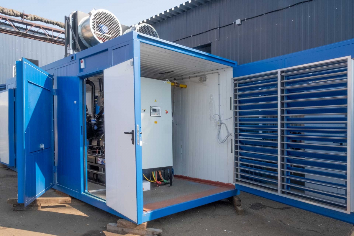 газопоршневая электростанция  315 кВт в контейнере шкаф управления